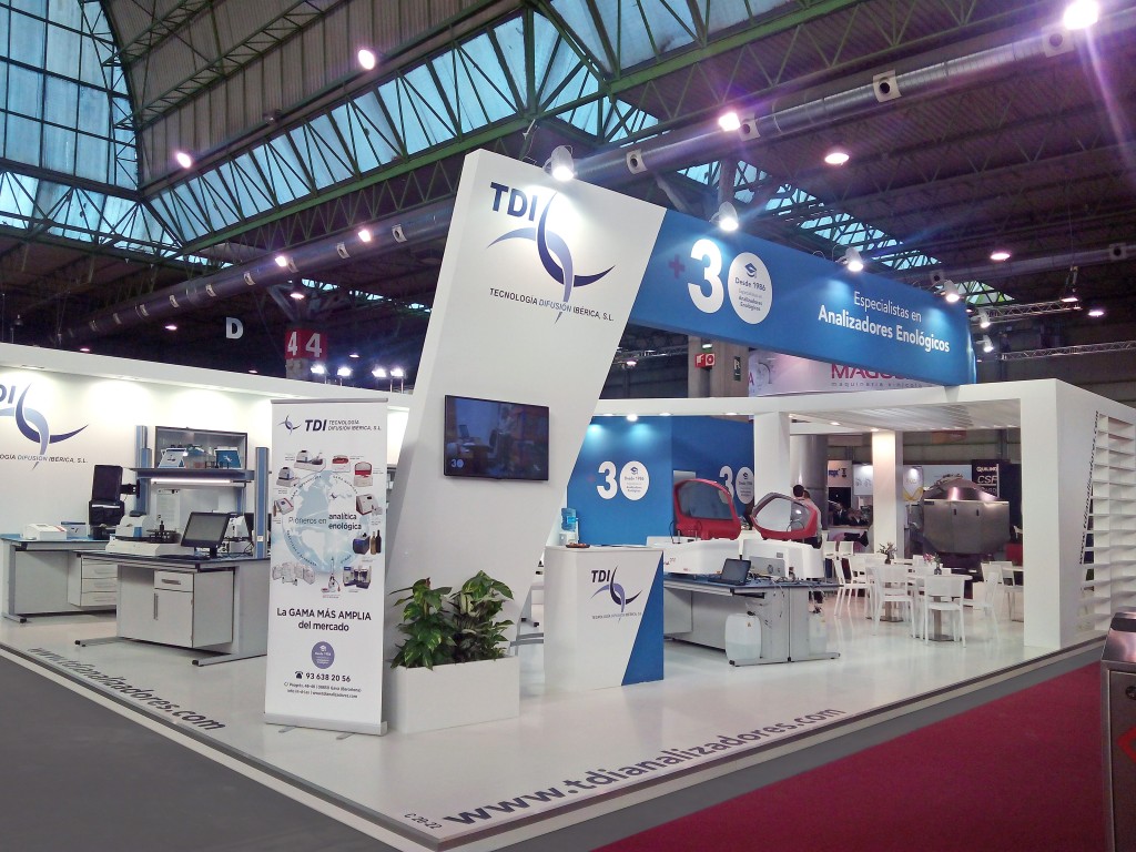 General view of TDI stand at enomaq 2017