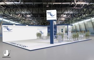 Maqueta propuesta stand TDI para Enomaq 2015