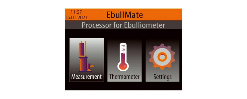 Foto del producto Ebullómetro Automático de TDI: pantalla